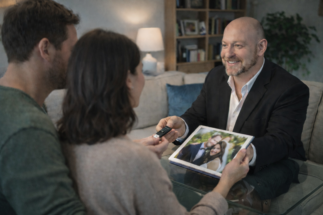 Online-Galerie mit Hochzeitsreportage